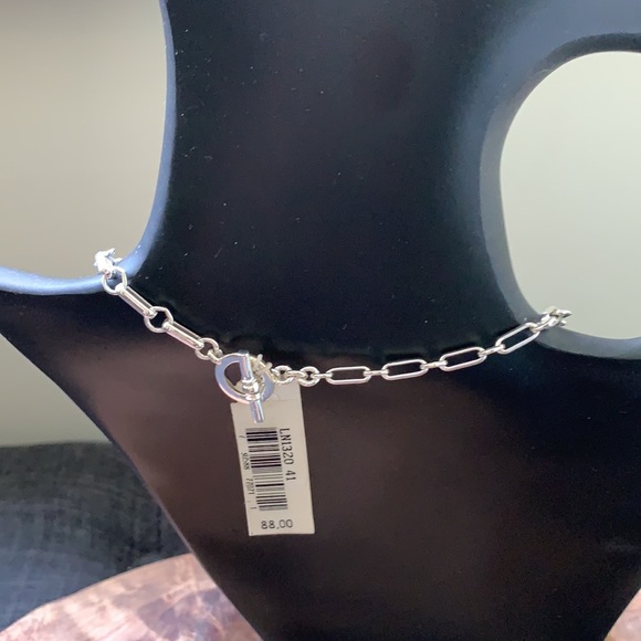 Ralph Lauren Silver Good Luck Charm Chain Necklace - Picture 2 of 4